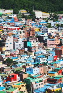 Colorful houses in Gamcheon Culture Village